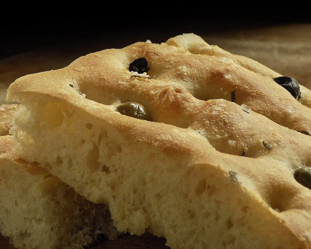 Olive stuffed Focaccia